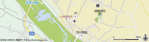 長野県中野市越1131周辺の地図