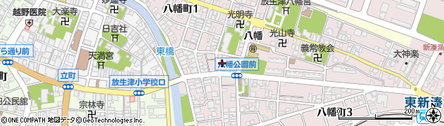 亀田畳店周辺の地図