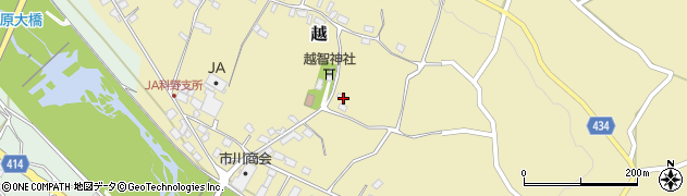 長野県中野市越1080周辺の地図