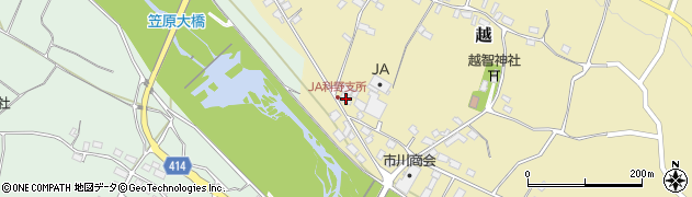 長野県中野市越1141周辺の地図