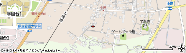石川県かほく市中沼ヨ24周辺の地図