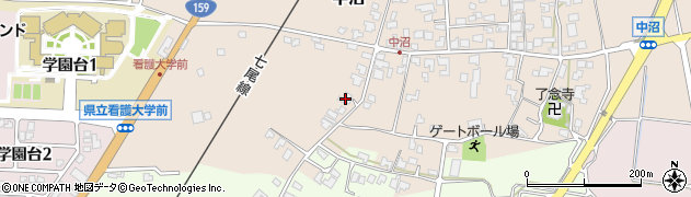 石川県かほく市中沼ヨ11周辺の地図