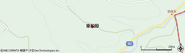 長野県飯綱町（上水内郡）東柏原周辺の地図