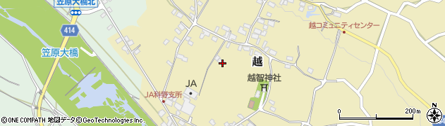 長野県中野市越753周辺の地図