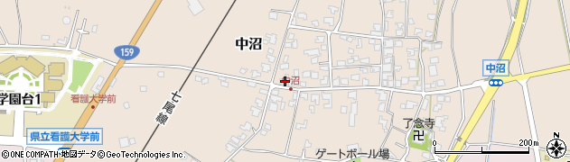 石川県かほく市中沼ヨ37周辺の地図