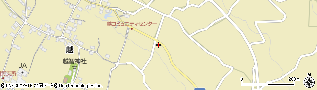 長野県中野市越509周辺の地図