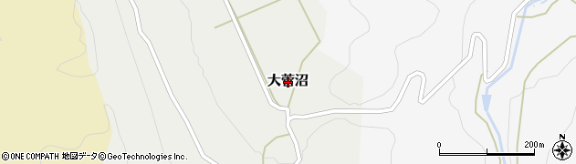 富山県魚津市大菅沼周辺の地図