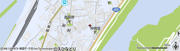 富山県高岡市吉久周辺の地図