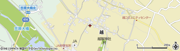 長野県中野市越760周辺の地図