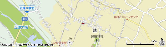 長野県中野市越759周辺の地図