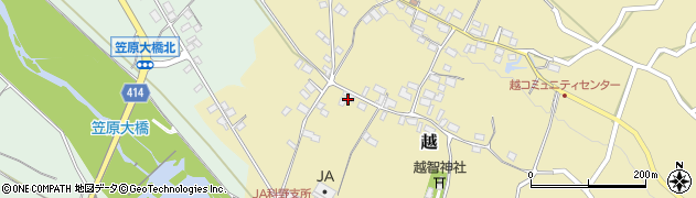 長野県中野市越773周辺の地図