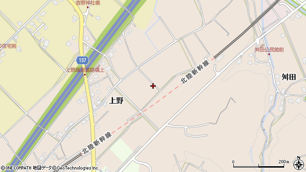 〒937-0843 富山県魚津市上野の地図