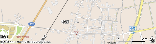 石川県かほく市中沼ヨ60周辺の地図