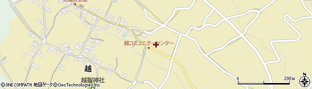 長野県中野市越1024周辺の地図