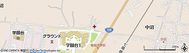 石川県かほく市中沼ヨ56周辺の地図
