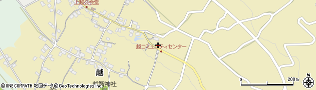 長野県中野市越1017周辺の地図