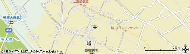 長野県中野市越959周辺の地図
