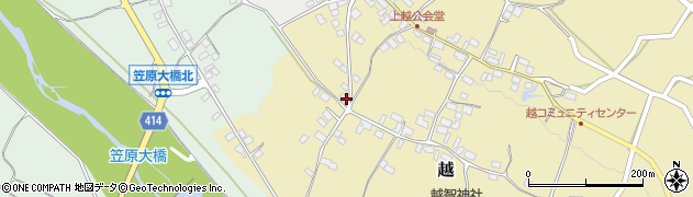 長野県中野市越777周辺の地図