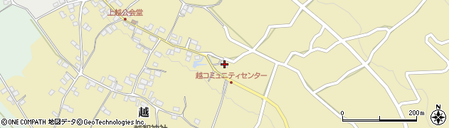 長野県中野市越1015周辺の地図