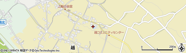 長野県中野市越457周辺の地図