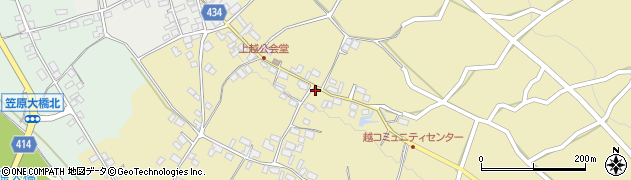 長野県中野市越951周辺の地図