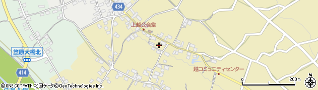 長野県中野市越907周辺の地図