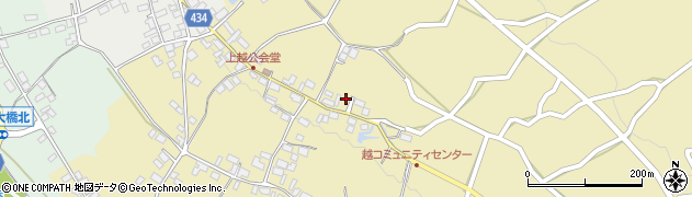 長野県中野市越947周辺の地図