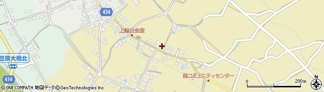 長野県中野市越942周辺の地図