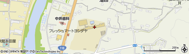 大子町立大子中学校周辺の地図