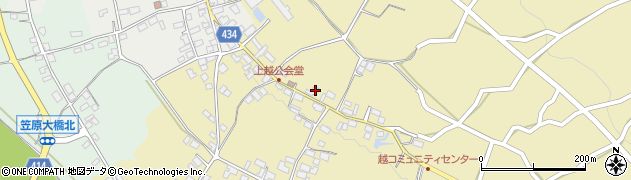 長野県中野市越936周辺の地図