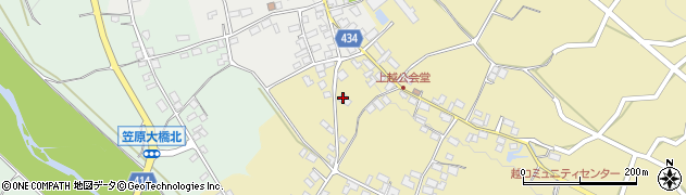 長野県中野市越792周辺の地図