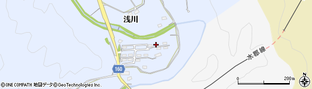 茨城県久慈郡大子町浅川2571周辺の地図