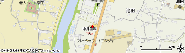 茨城トヨタ自動車大子店周辺の地図