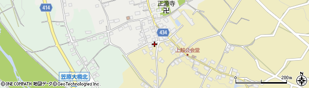 長野県中野市越803-1周辺の地図