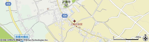 長野県中野市越846周辺の地図