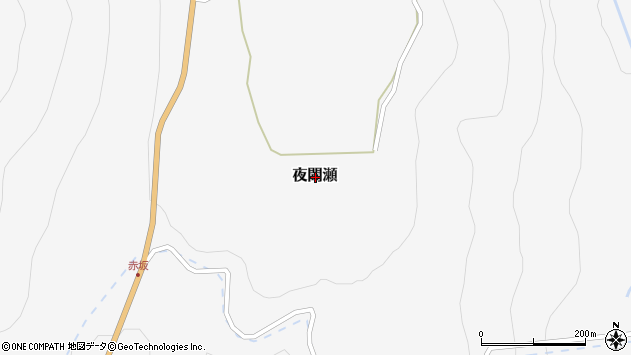 〒381-0405 長野県下高井郡山ノ内町夜間瀬の地図