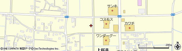 茨城県北茨城市中郷町（上桜井）周辺の地図