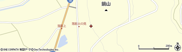長野県信濃町（上水内郡）穂波（落影）周辺の地図