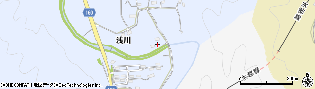 茨城県久慈郡大子町浅川2819周辺の地図