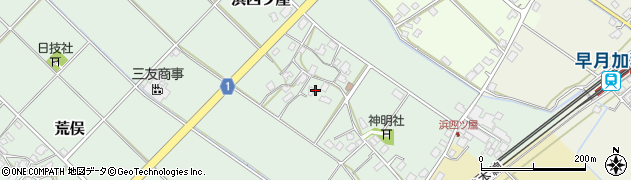 富山県滑川市浜四ツ屋周辺の地図