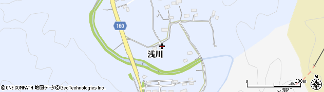 茨城県久慈郡大子町浅川2832周辺の地図