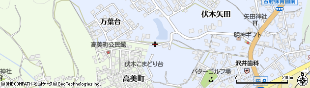 富山県高岡市伏木矢田（万葉台）周辺の地図