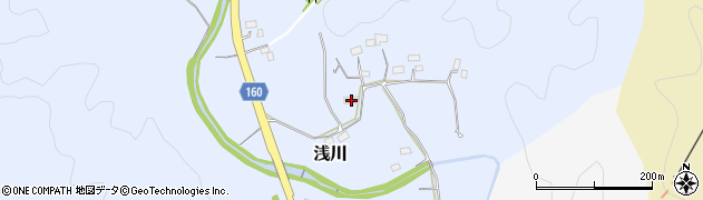 茨城県久慈郡大子町浅川1414周辺の地図