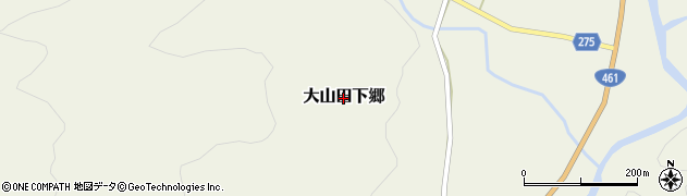 栃木県那珂川町（那須郡）大山田下郷周辺の地図