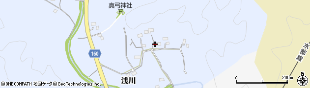 茨城県久慈郡大子町浅川2771周辺の地図