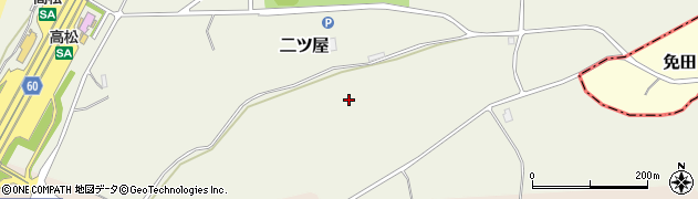 石川県かほく市二ツ屋（ナ）周辺の地図