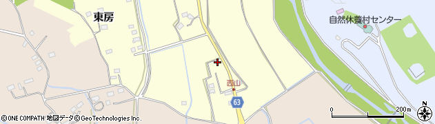 栃木県塩谷郡塩谷町東房123周辺の地図