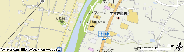 エコスＴＡＩＲＡＹＡ大子店周辺の地図