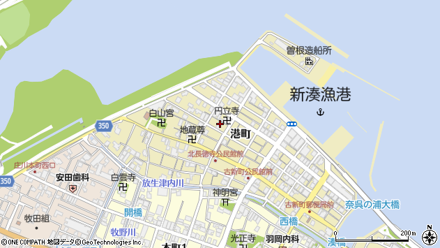 〒934-0002 富山県射水市港町の地図
