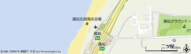 石川県かほく市二ツ屋（フ）周辺の地図
